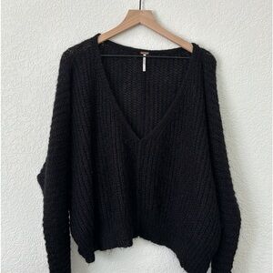 Free People alpaca wool oversized sweater